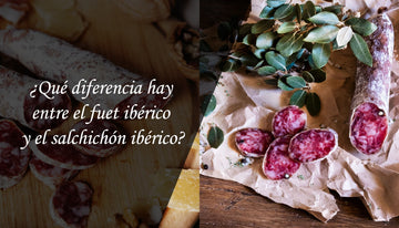 ¿Qué diferencia hay entre el fuet ibérico y el salchichón ibérico?