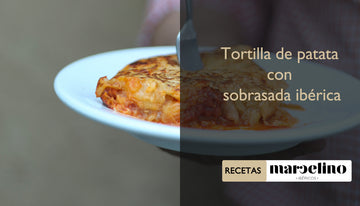 Tortilla de patata con sobrasada ibérica