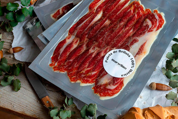 Lot de 10 tranches 100% ibériques nourries au gland
