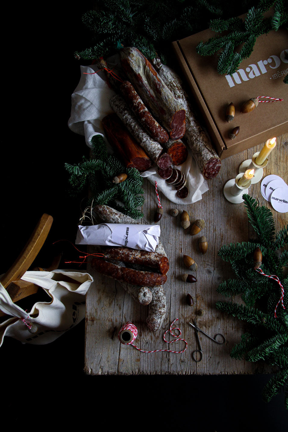 Tabla de embutidos navideños - Marcelino Ibéricos