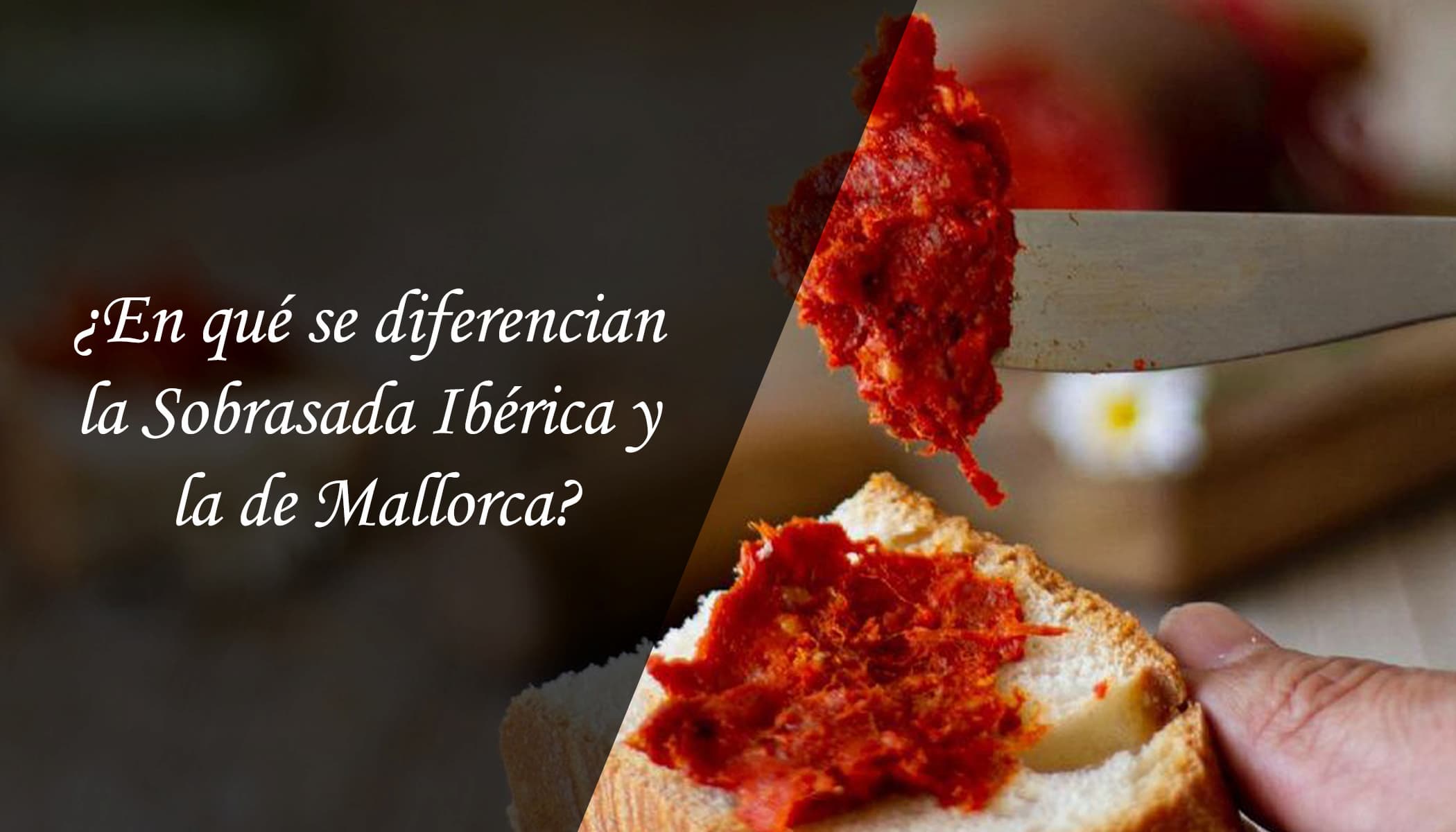 En qué se diferencian la Sobrasada Ibérica y la de Mallorca?