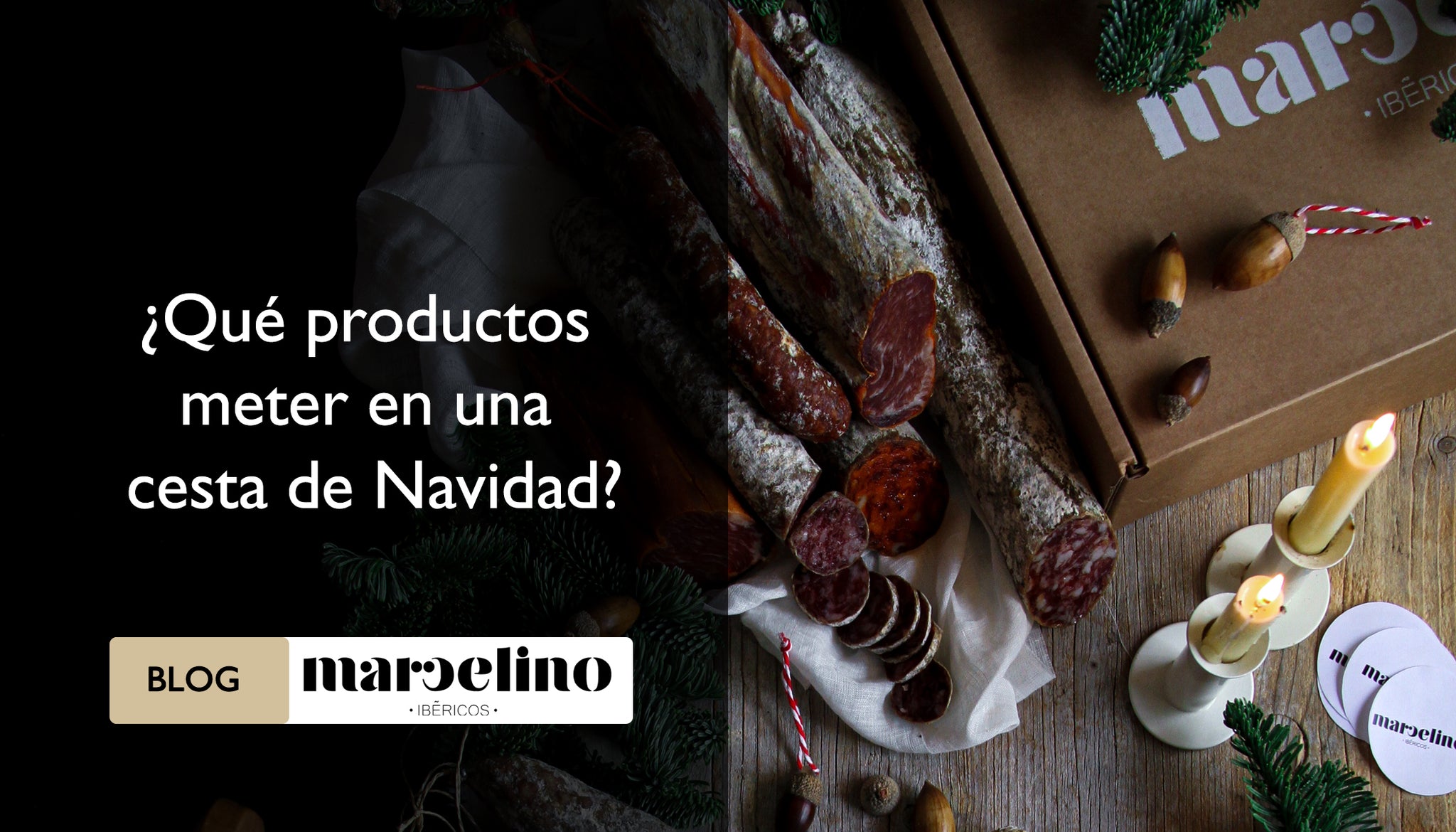 Cesta de Navidad de productos ibericos - Marcelino Ibericos