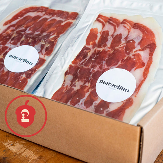 Set de 10 sobres Jamón de Bellota ibérico 50-75% raza Ibérica